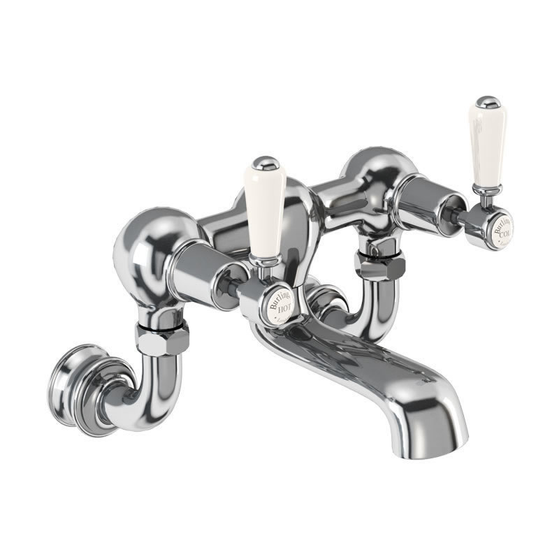 Kensington Medici Regent bath filler - wall mounted